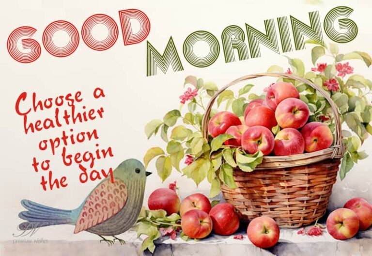 Good Morning – Choose a healthier option to begin the day