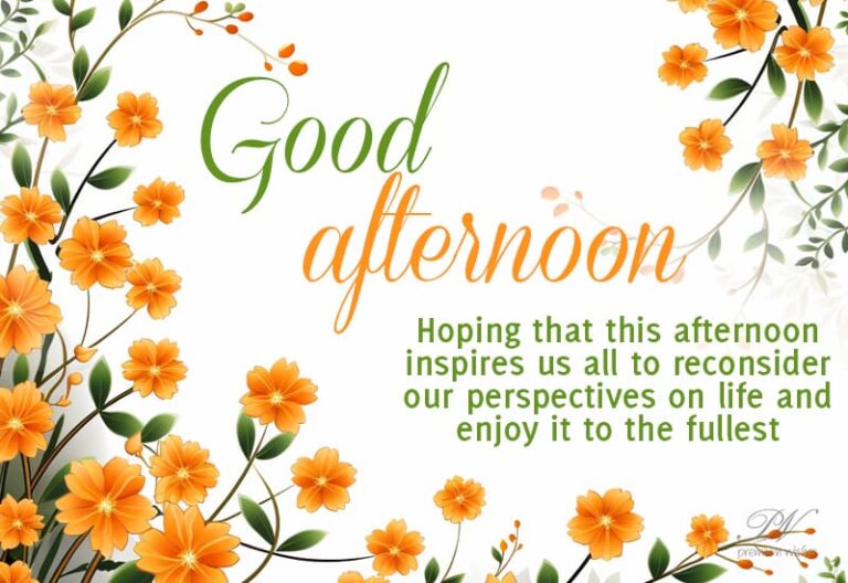 Good Afternoon Wishes