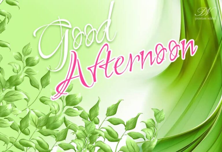 Good Afternoon Wishes