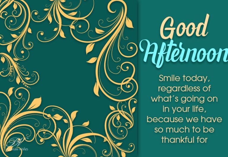 Good Afternoon Wishes
