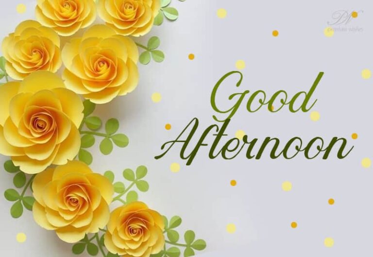 Good Afternoon Wishes