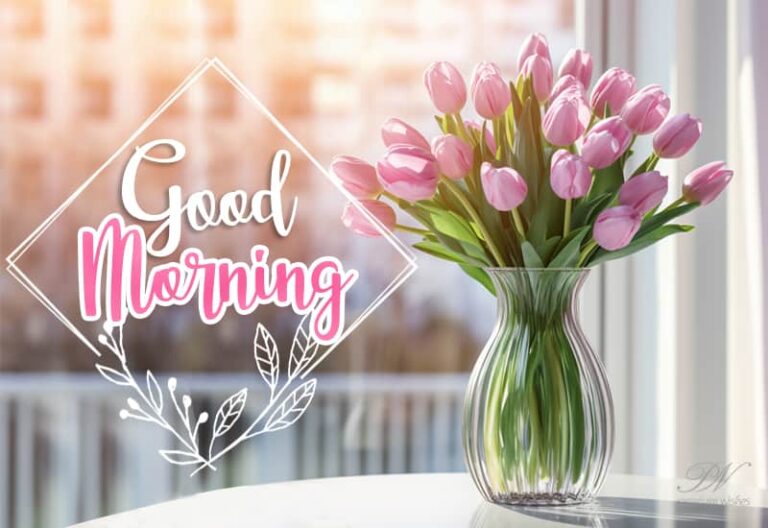 Good Morning – Enjoy The Flowers