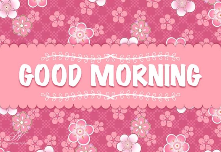 Good morning—just wanted to wish you a great day