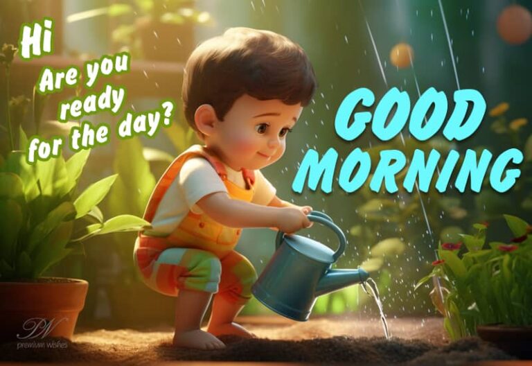 Get ready for the day – Good Morning Get ready for the day – Good Morning