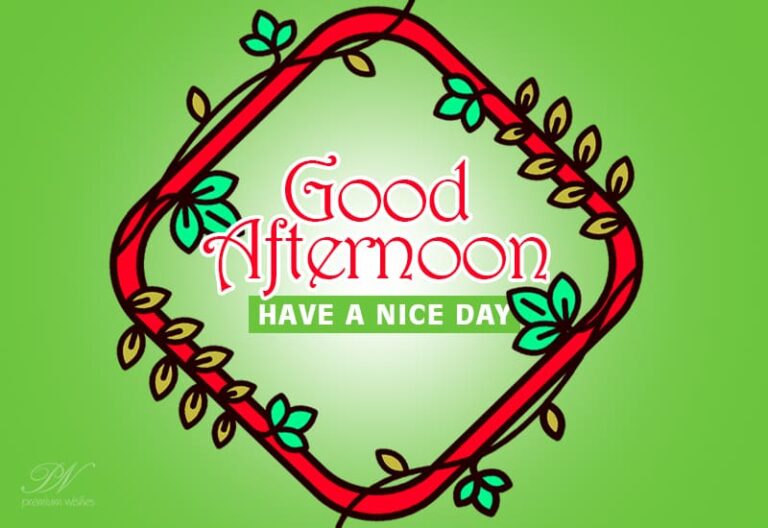 Good Afternoon Wishes