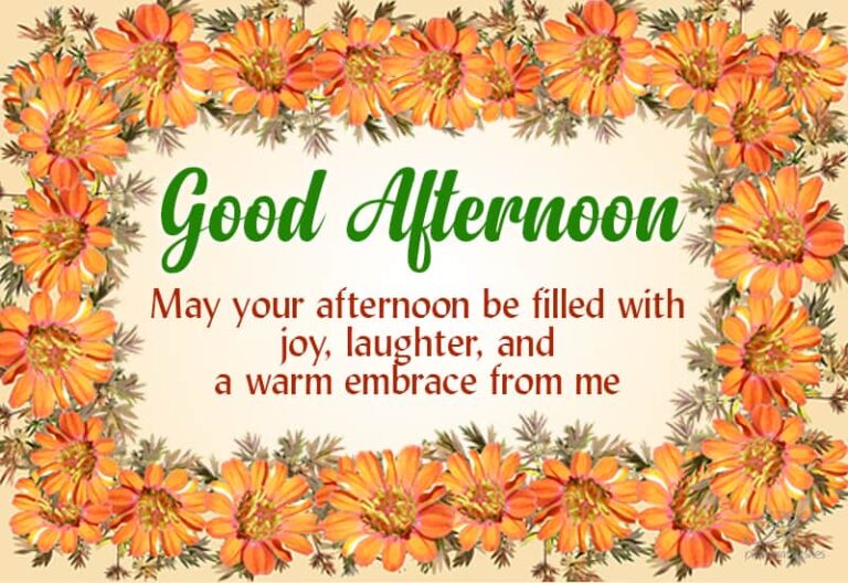 Good Afternoon Wishes