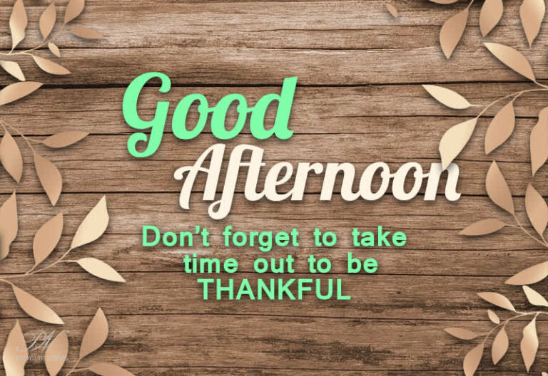 Good Afternoon Wishes