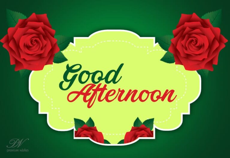 Good Afternoon Wishes