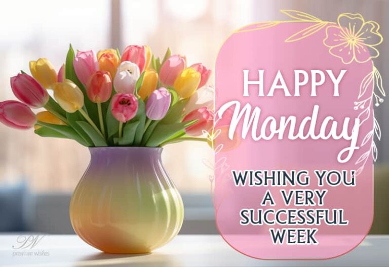Happy Monday – Wishing You A Very Successful Week
