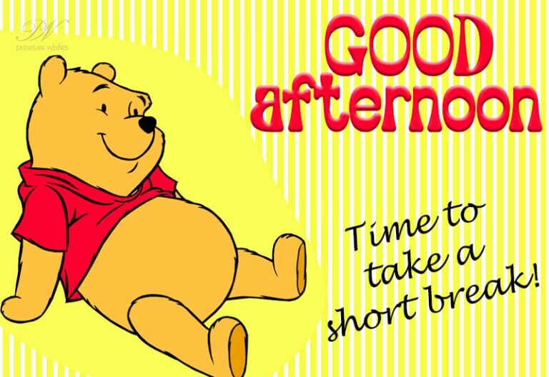 Good Afternoon Wishes