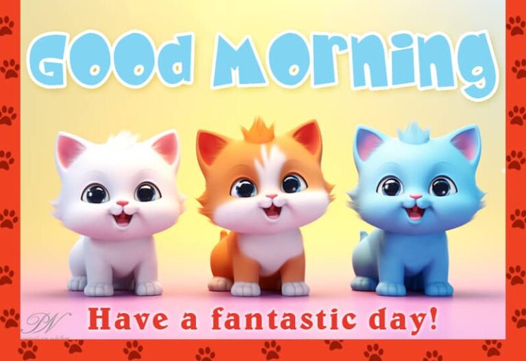 Good Morning – Have a fantastic day