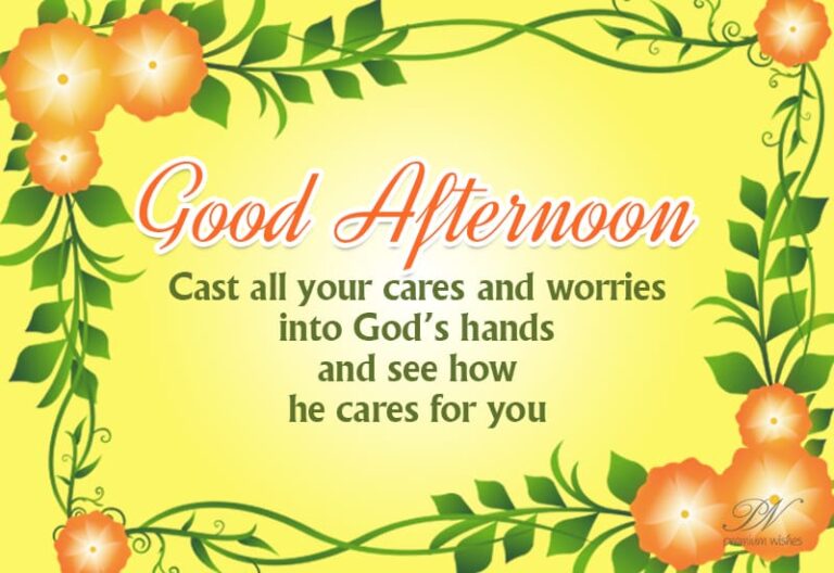 Good Afternoon Wishes