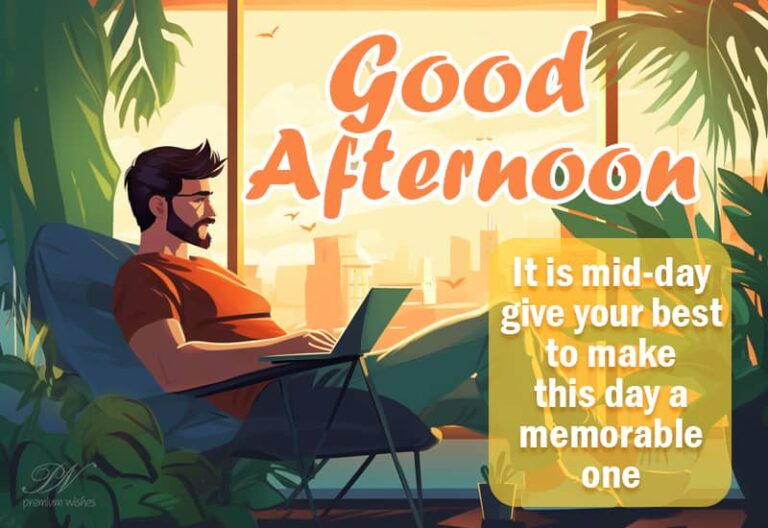 Good Afternoon Wishes