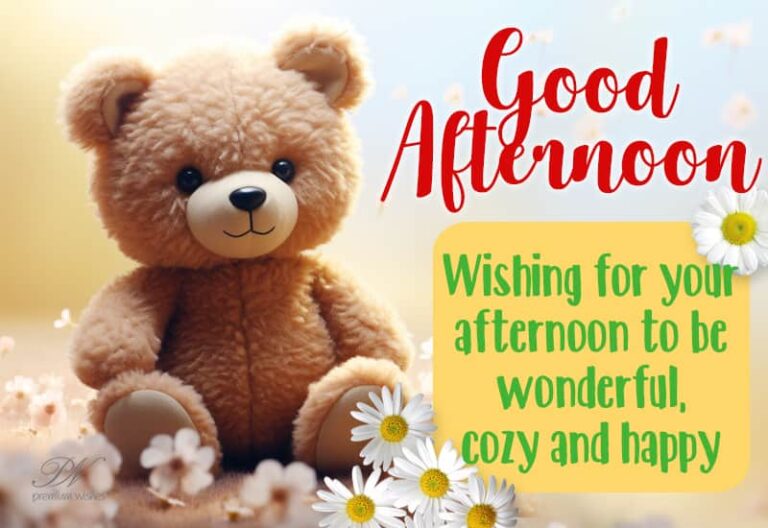 Good Afternoon Wishes