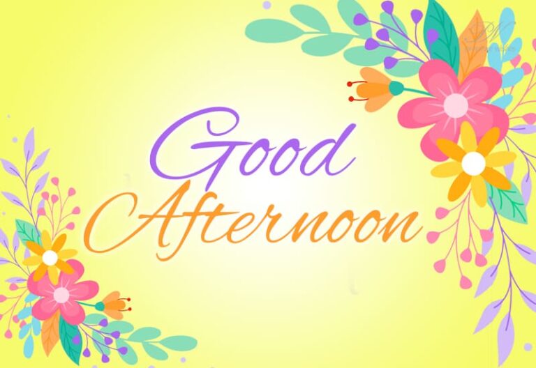 Good Afternoon Wishes