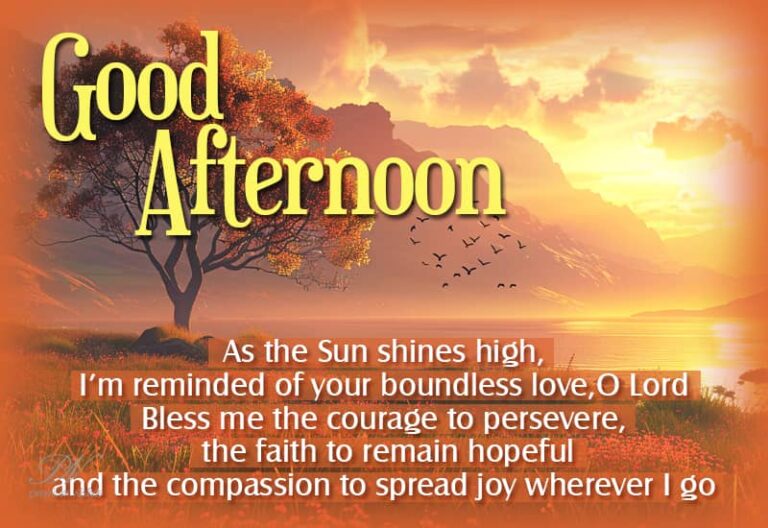 Good Afternoon Wishes