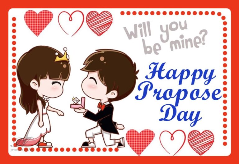 Will you be mine? – Happy Propose Day 2024