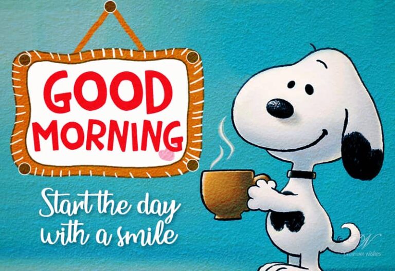 Good Morning – Start the day with a smile and your cuppa