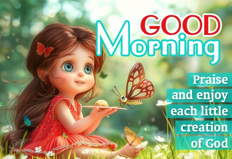 Good Morning – Praise and enjoy each little creation of God
