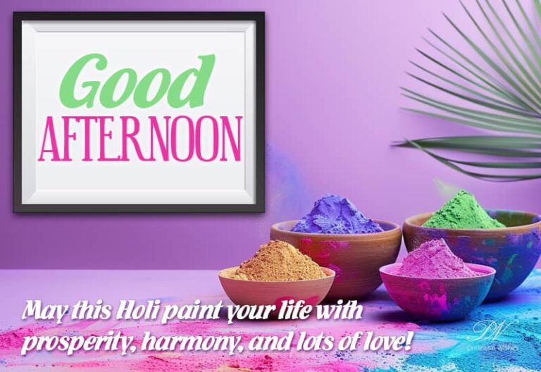 Good Afternoon Wishes