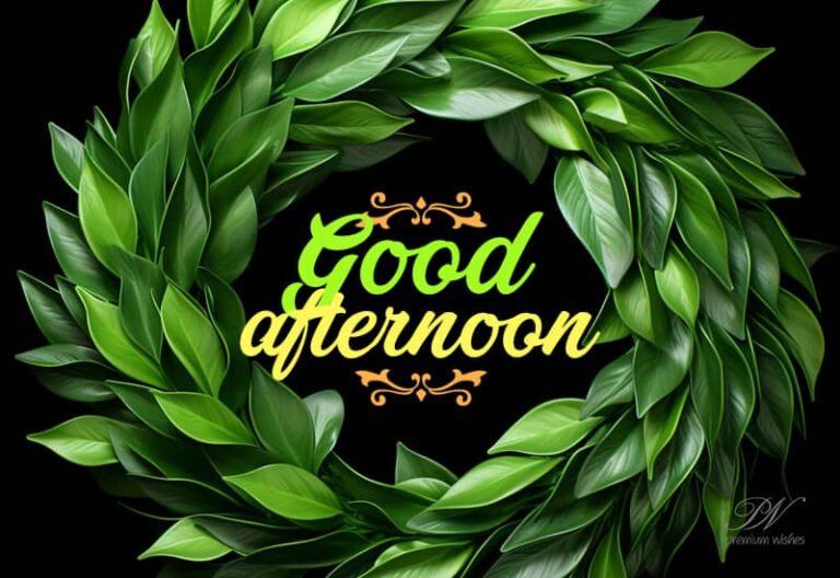 Good Afternoon Wishes