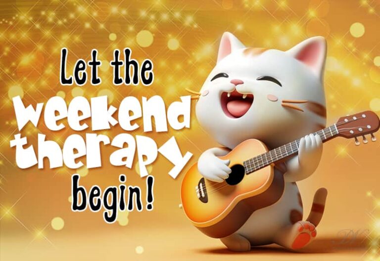 Happy Saturday – Let the weekend therapy begin