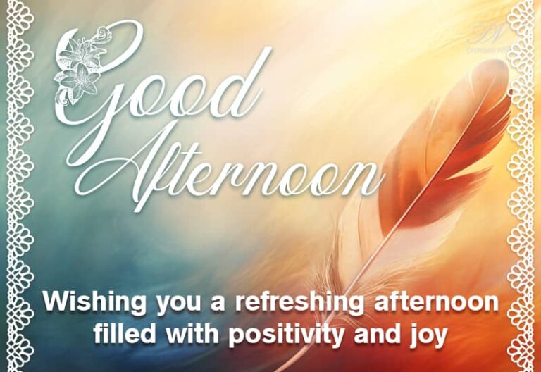 Good Afternoon Wishes