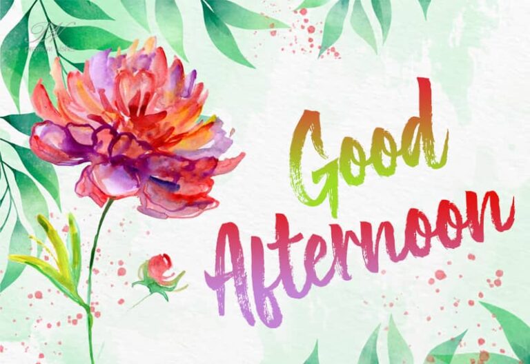 Good Afternoon Wishes