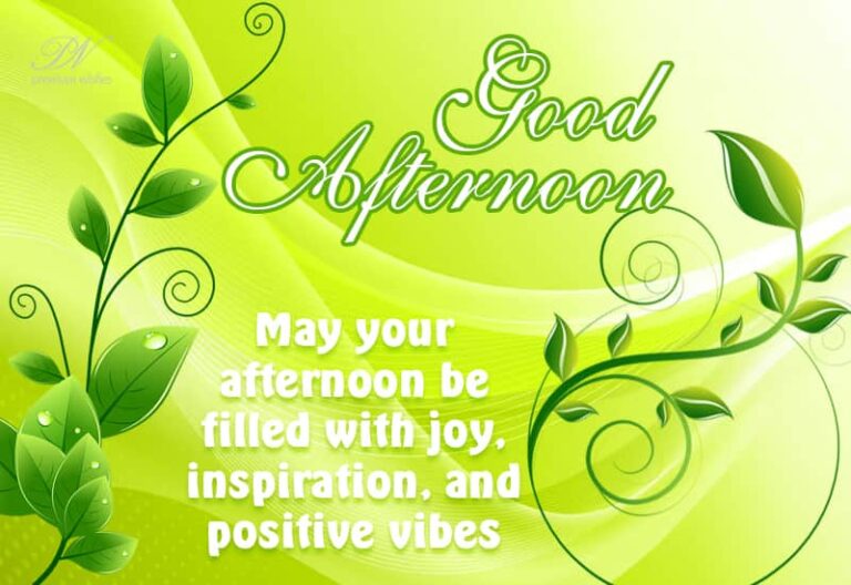 Good Afternoon Wishes