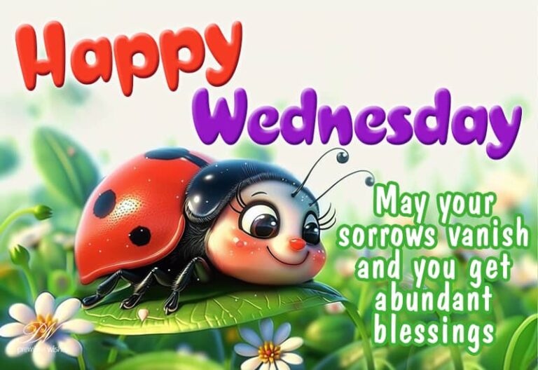 May your sorrows vanish and you get abundant blessings – Happy Wednesday