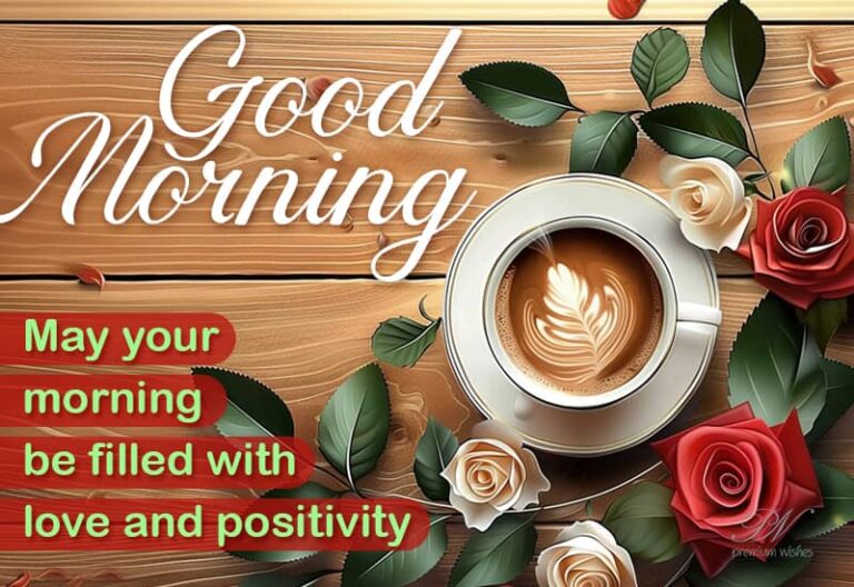 Good Morning – May your morning be filled with love and positivity