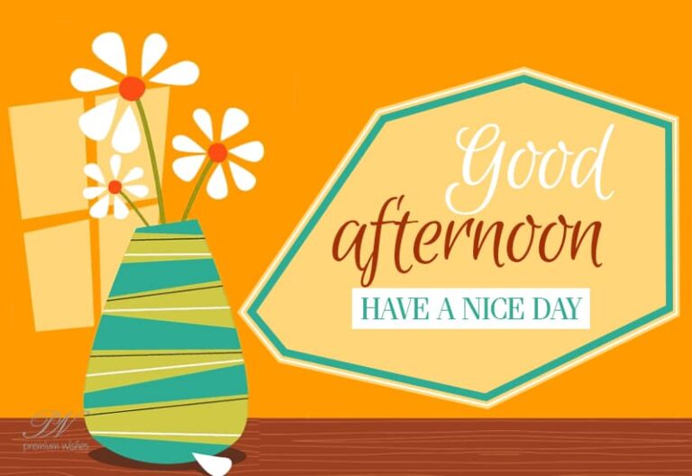 Good Afternoon Wishes