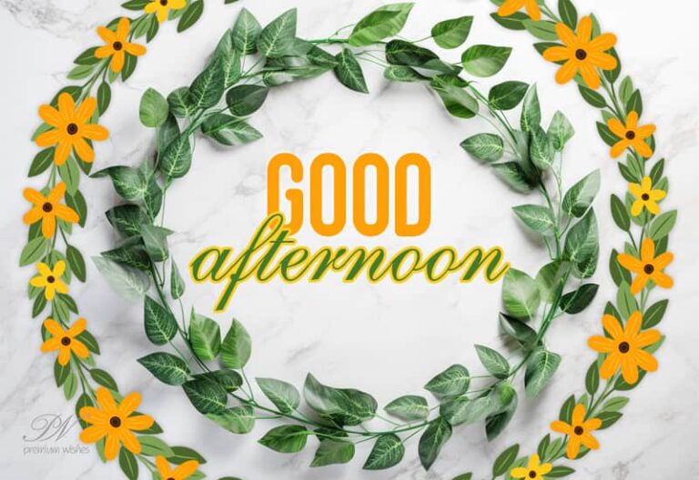 Good Afternoon Wishes