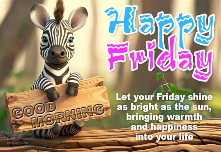 Happy Friday – Let your Friday shine as bright as the Sun, bringing warmth and happiness into your life