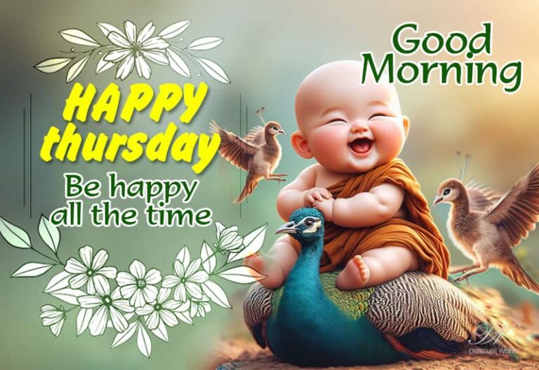 Happy Thursday  – Good Morning – Be happy all the time