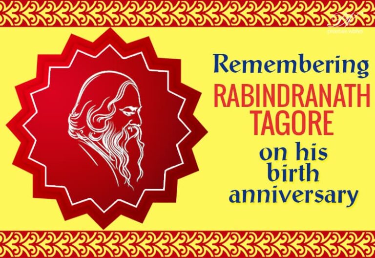 Remembering Rabindranath Tagore on his birth Anniversary