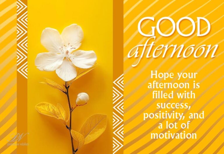 Good Afternoon Wishes