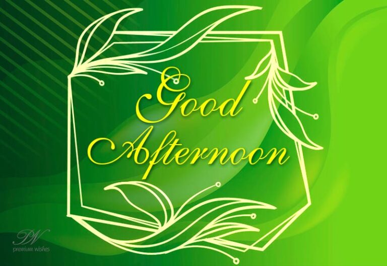 Good Afternoon Wishes