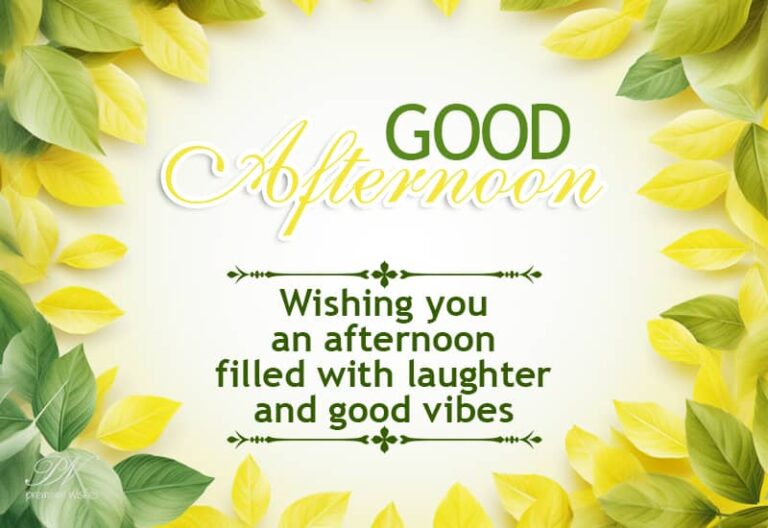 Good Afternoon Wishes
