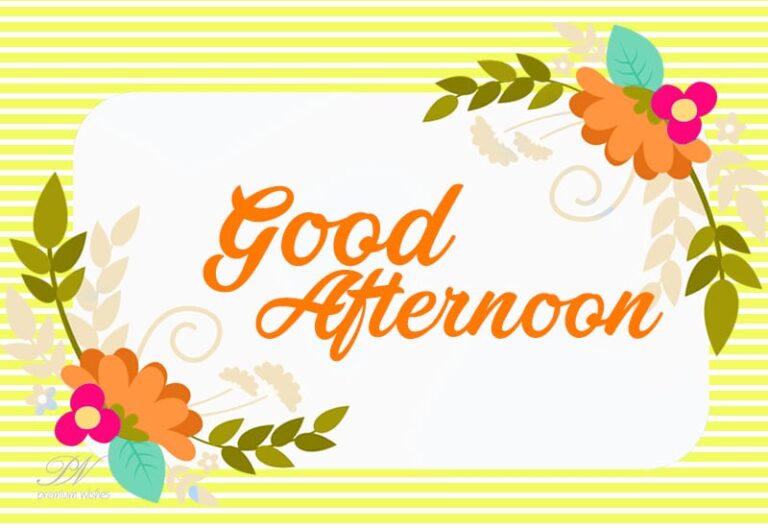 Good Afternoon Wishes