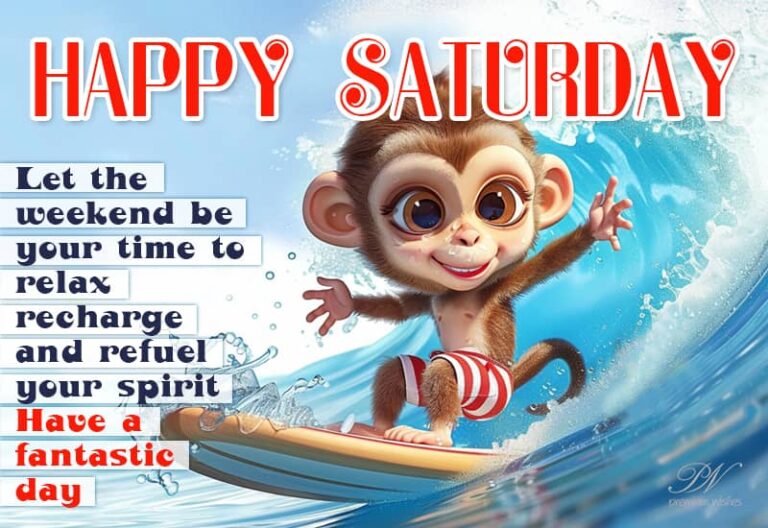 Happy Saturday – Let the week end be your time to relax