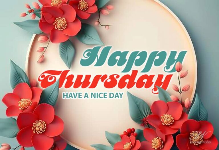 Happy Thursday! Wake up with a smile and make the most of this wonderful day