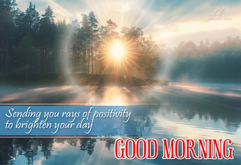 Good Morning – Sending you rays of positivity to brighten your day
