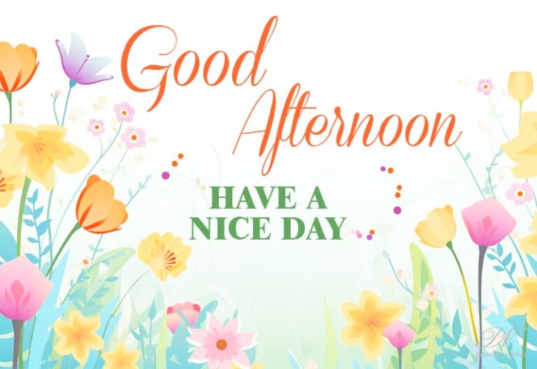 Good Afternoon Wishes
