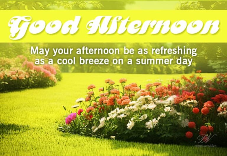 Good Afternoon Wishes