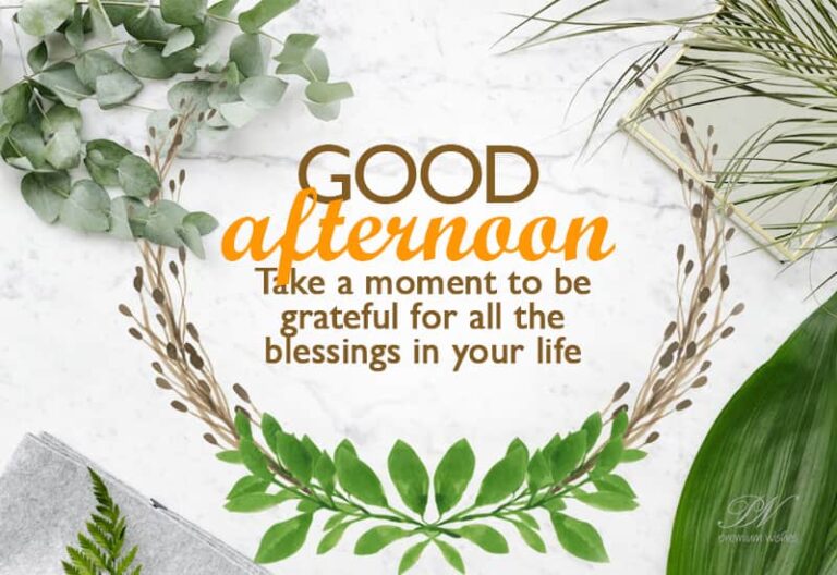 Good Afternoon Wishes