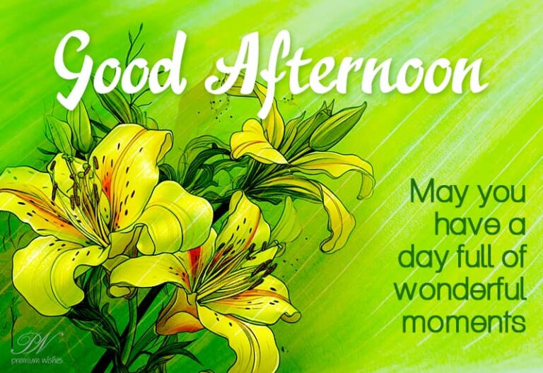 Good Afternoon Wishes