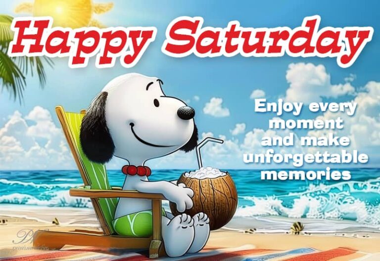 Happy Saturday – Enjoy every moment and make unforgettable memories