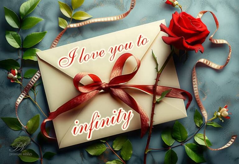 I love you to infinity