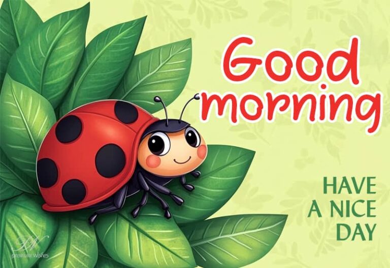 Good Morning – Have A Nice Day – Sending you positive vibes for a fabulous morning